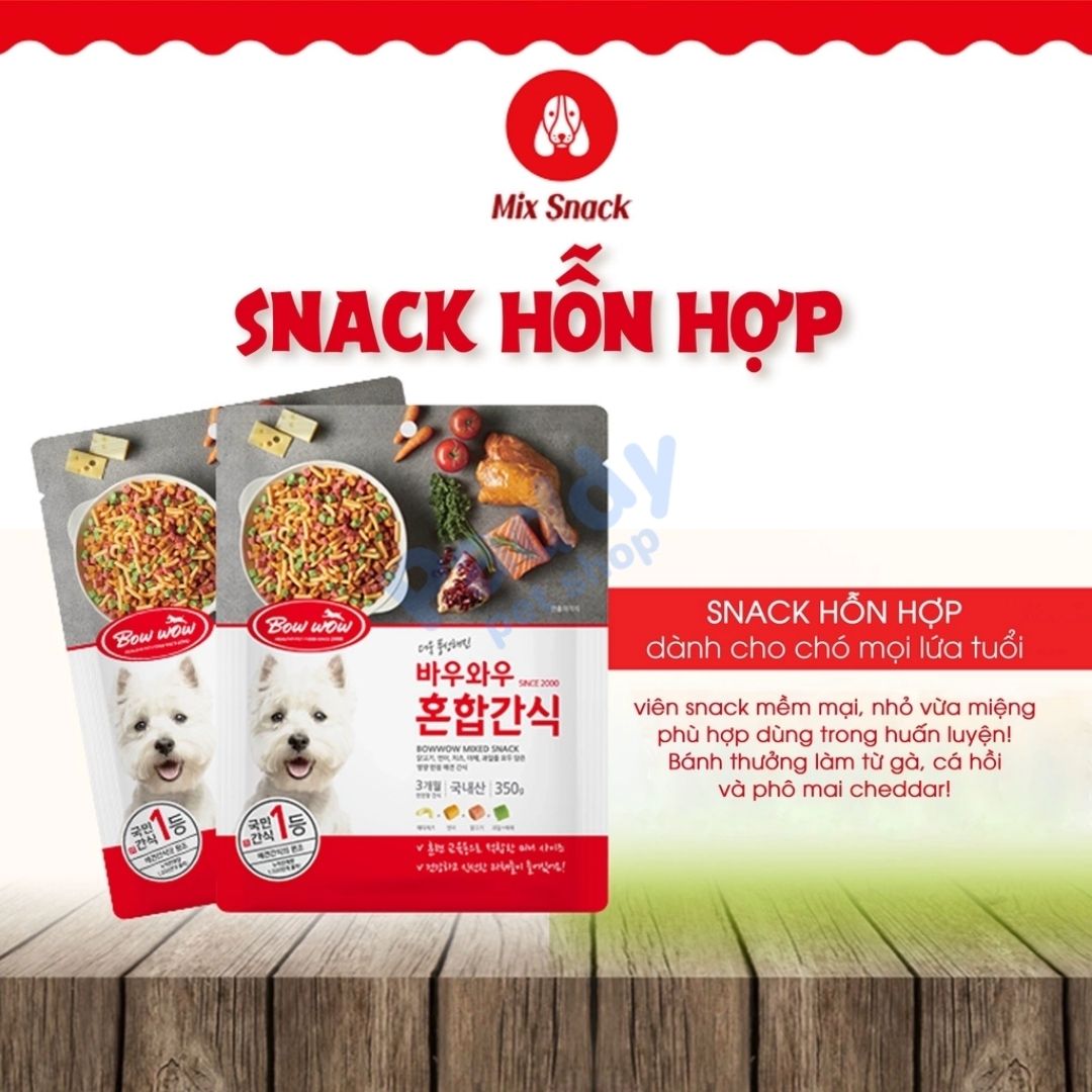 Bánh Thưởng Cho Chó Hỗn Hợp Bowwow Mixed