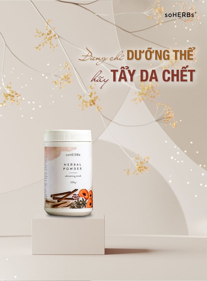 [HCM]BỘT THẢO DƯỢC TẮM TRẮNG SOHERBS