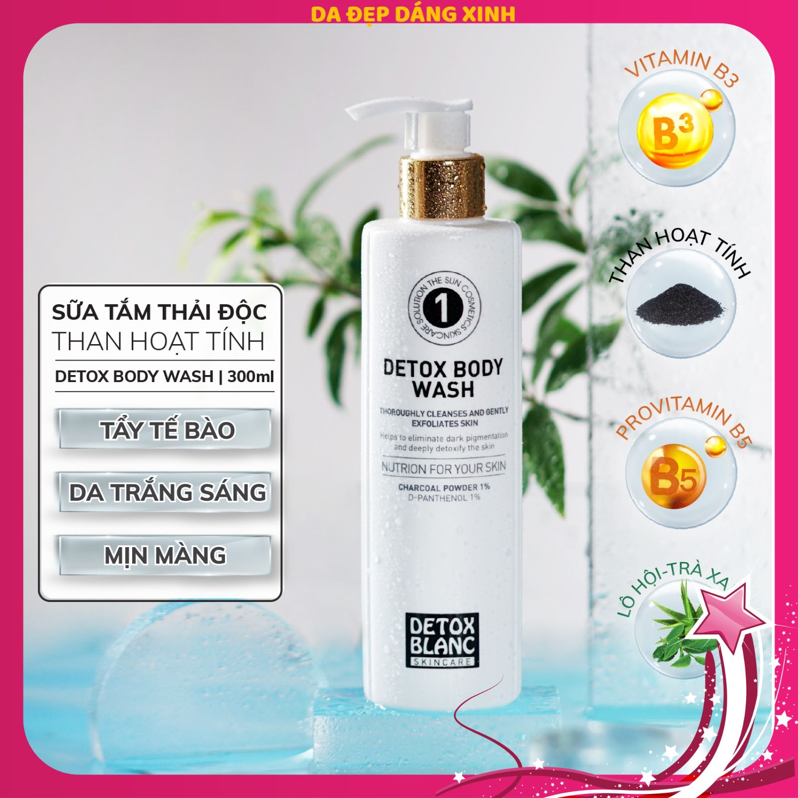 SỮA TẮM TRẮNG THẢI ĐỘC DA BODY DETOXBLANC