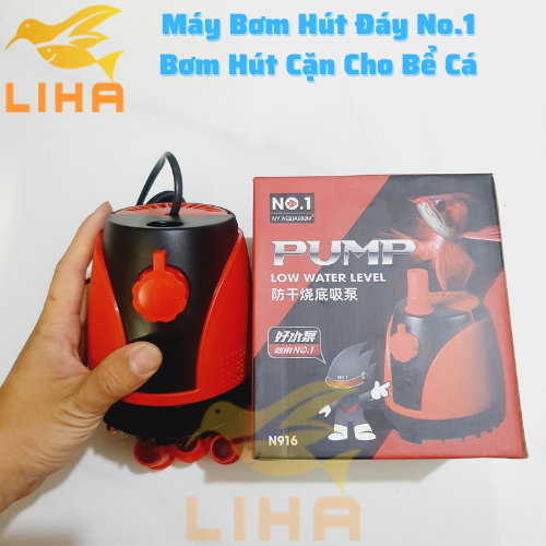 Máy bơm hút cặn no.1 - bơm hút đáy ny aquarium cho bể cá