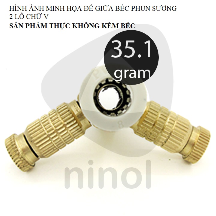 Đế béc phun sương nối thẳng