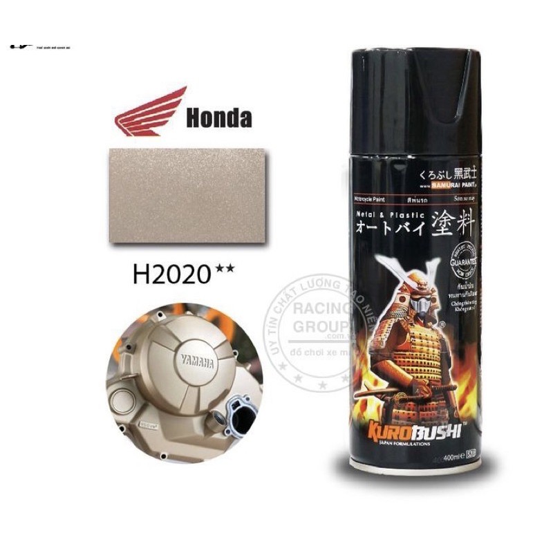 Samurai H2020 - Sơn xịt samurai màu kem sáng H2020