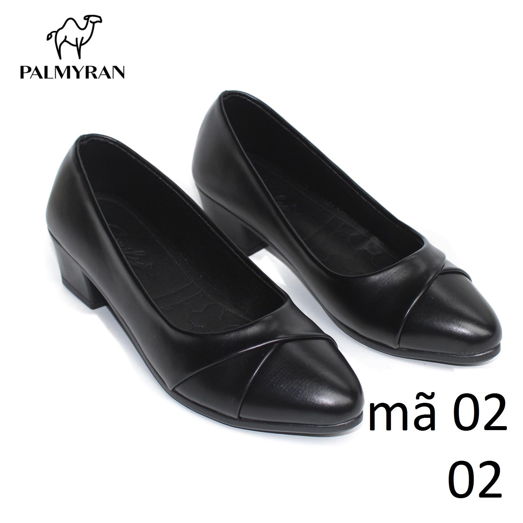 Giày cao gót nữ 3 phân da sịn thật XK02