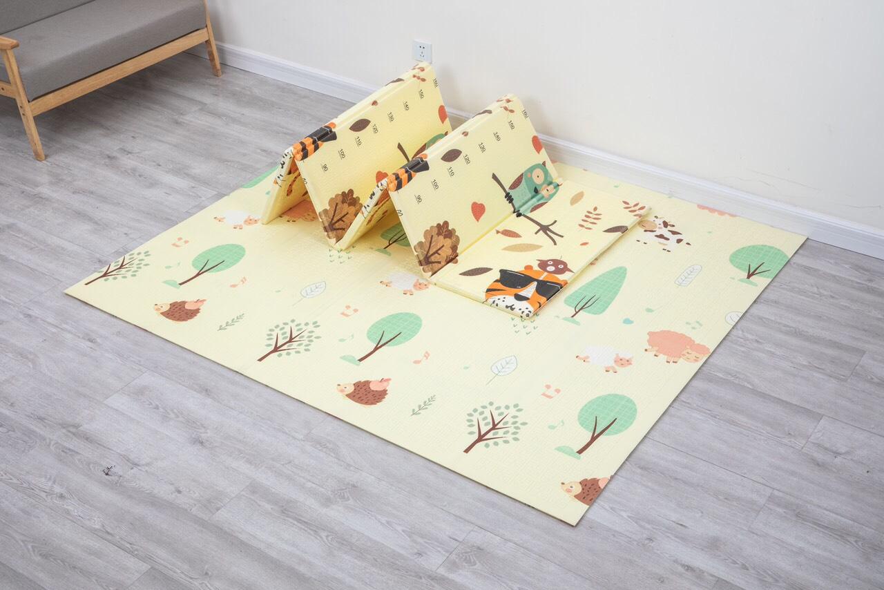 High-grade XPE 2-sided Silicone Baby Play mats Korean technology resists heat, slippery and waterproof 1m5 x 1m9 & 1m6 x 1m8m & 1m8 x 2m