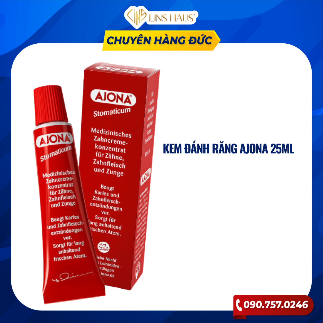 Kem đánh răng Ajona 25ml LinsHaus