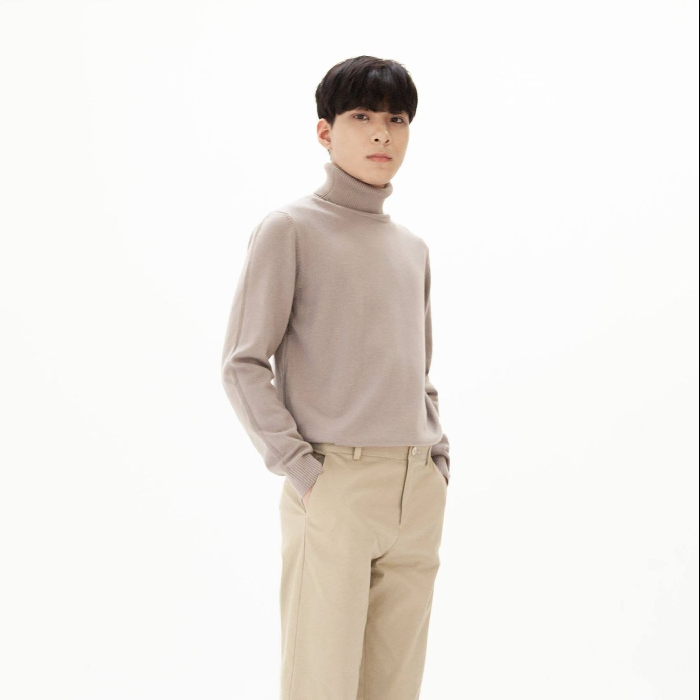 Áo len cổ lọ LOOK Turtle neck sweater