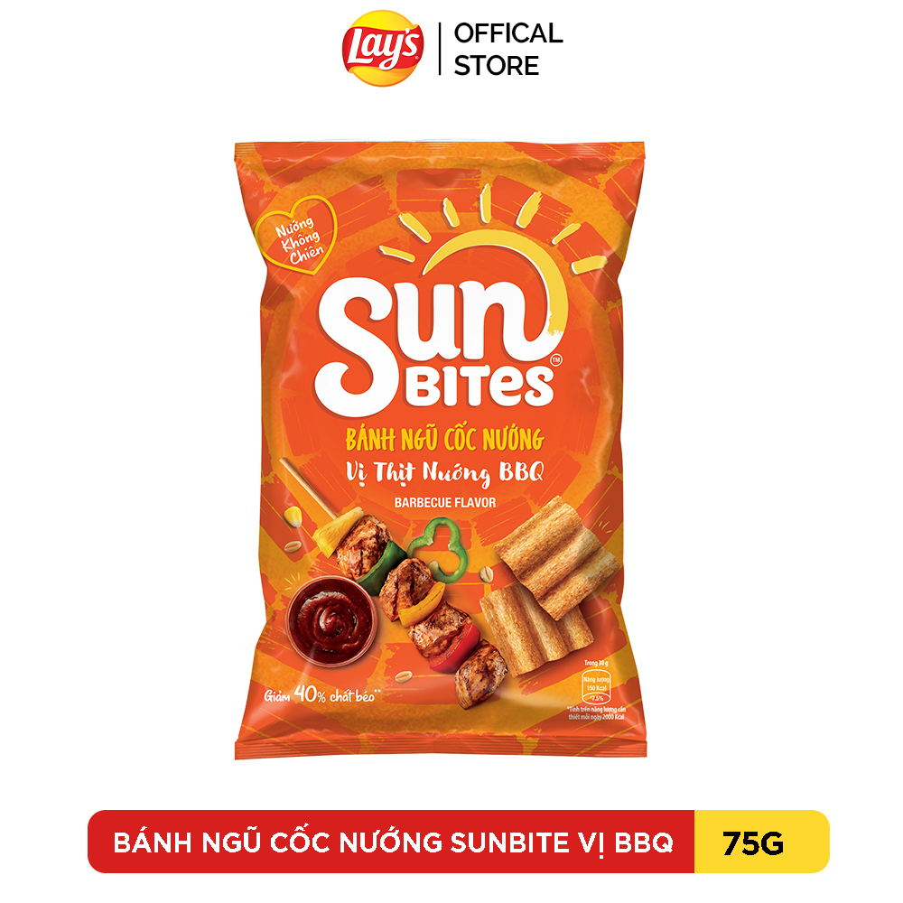 [Quà tặng] Snack Bịch Sunbite Vị BBQ 75g