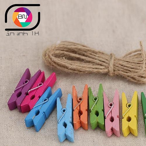 COMBO 10 KẸP & 1.5 MET DÂY THỪNG (TRANG TRÍ TREO ẢNH)