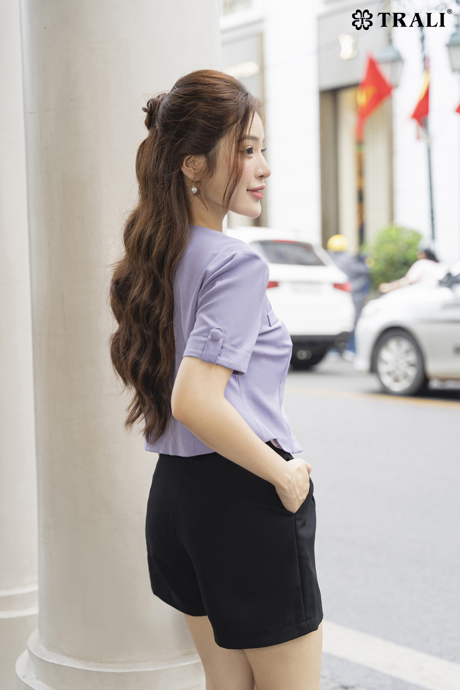 Áo Sơ Mi Nữ TRALI 24114