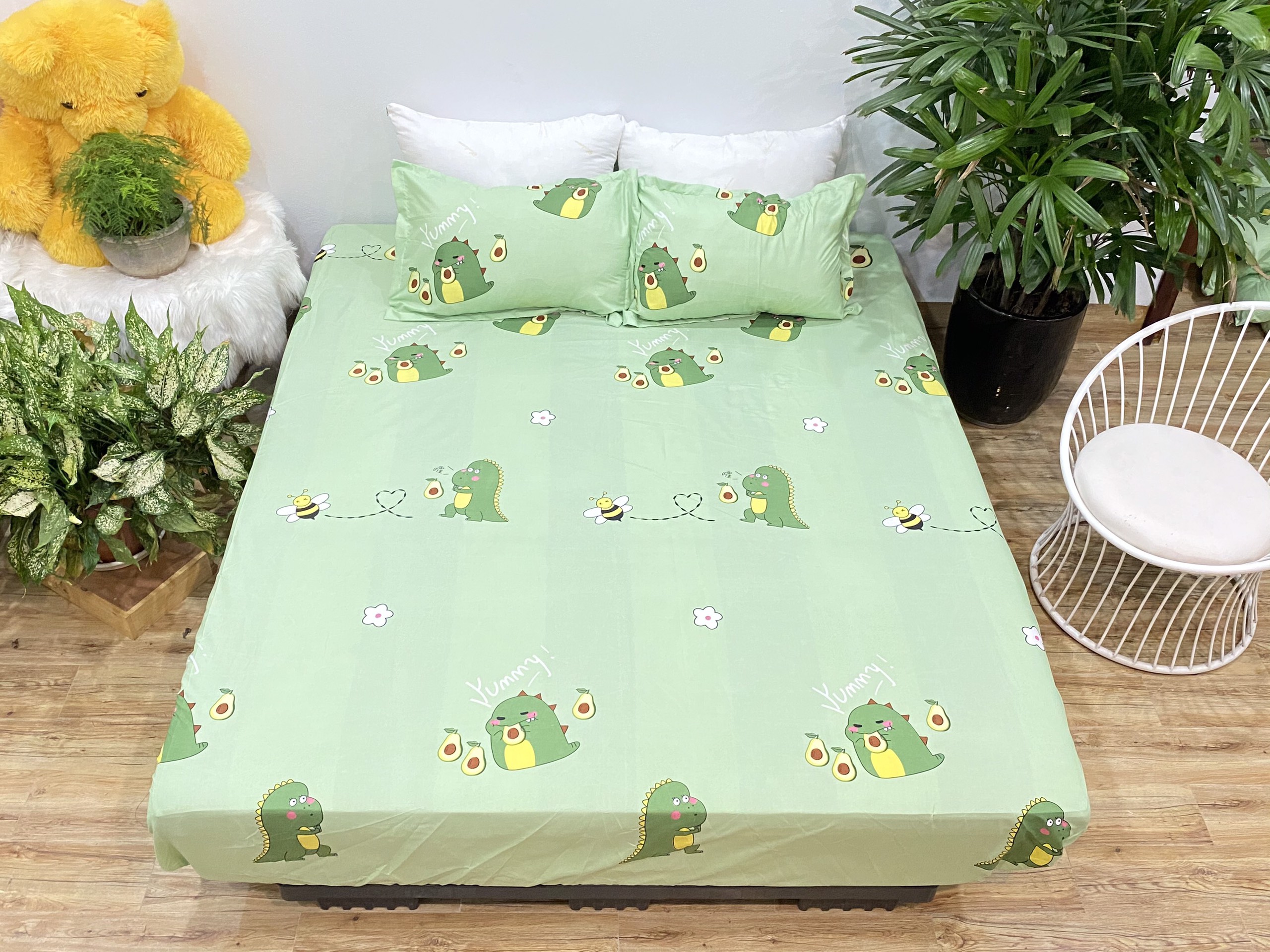Set Ga Gối Mẫu Khủng Long Bơ P37