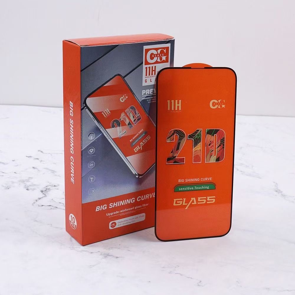 [03] Kính cường lực Iphone 21D full màn đủ dòng