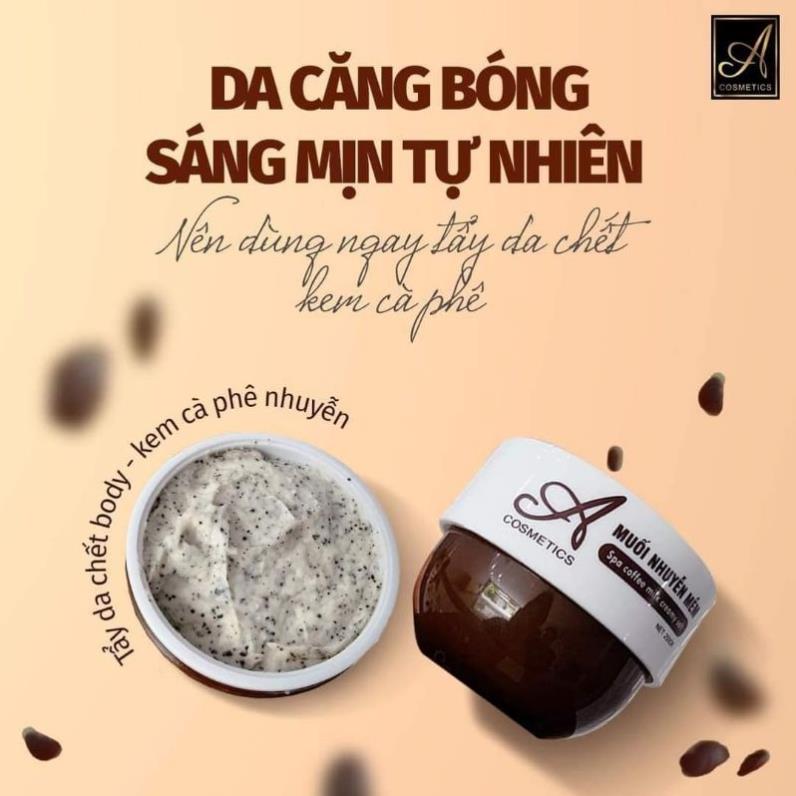 Tẩy tế bào chết body cà phê - muối Acosmetics