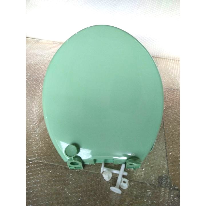 nắp bồn cầu màu xanh ngọc