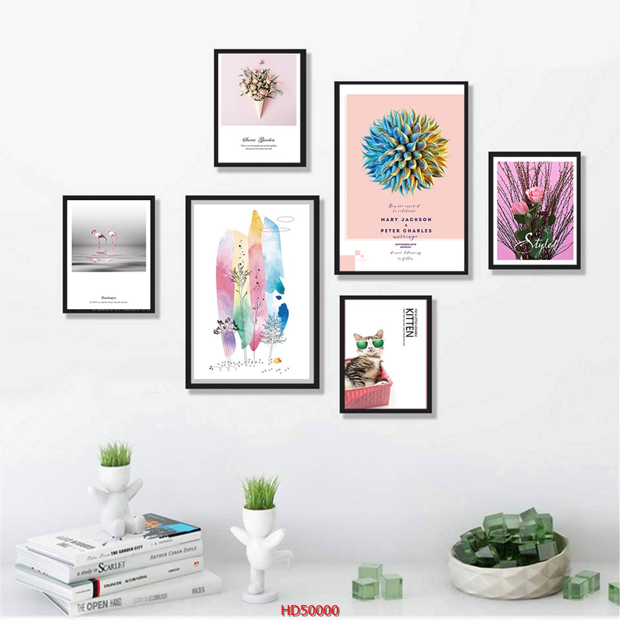 SET 6 TRANH TREO TƯỜNG PHONG CÁCH BẮC ÂU