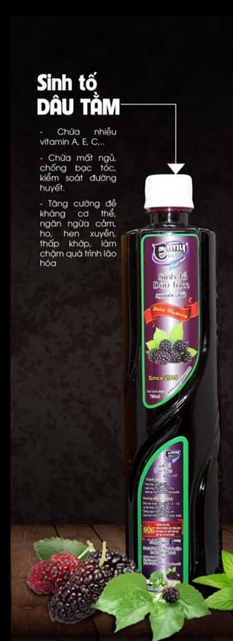 Sinh tố DÂU TẰM 700ml ENNY Đà Lạt
