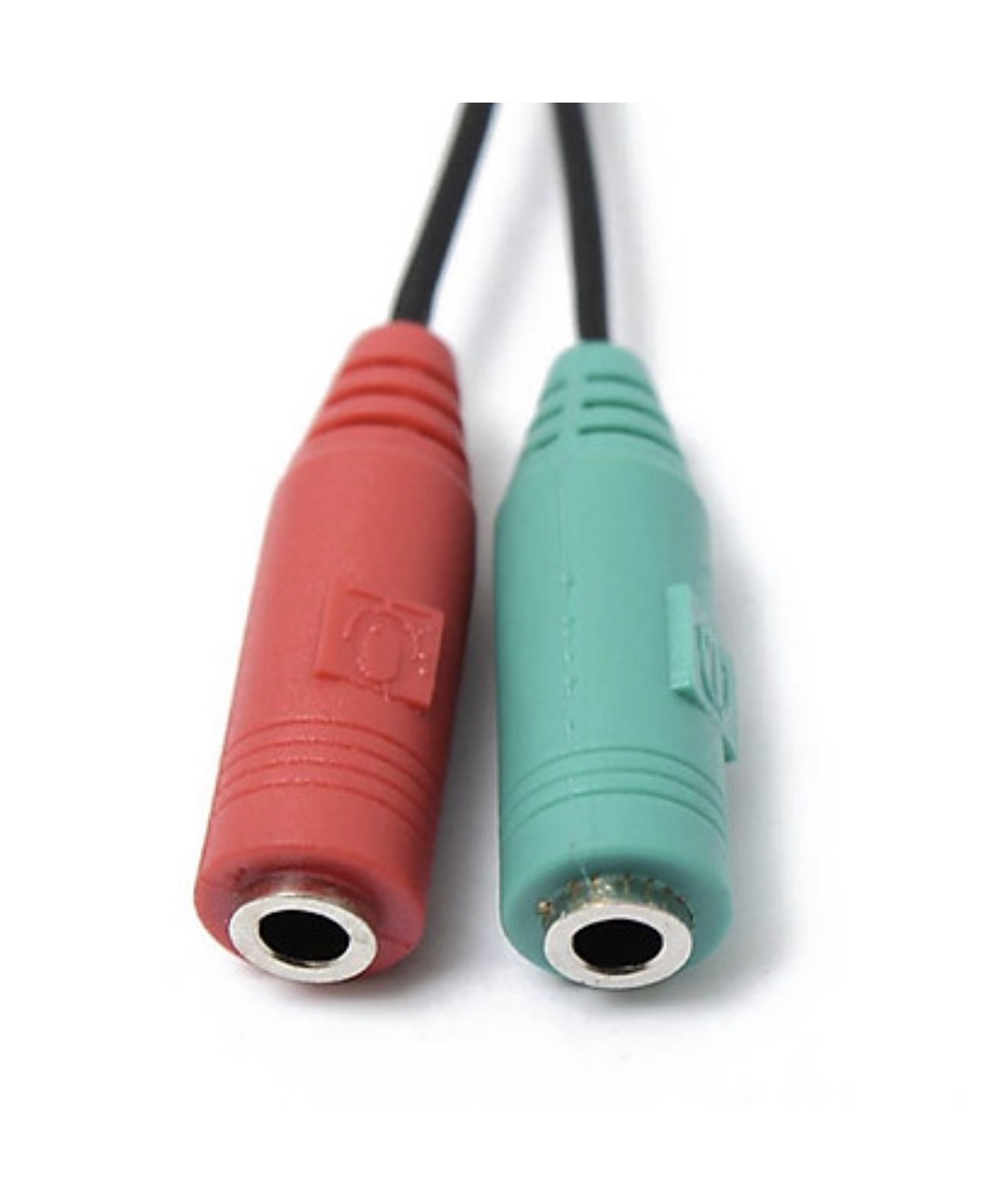 [HCM]Cáp Chia Audio 3.5mm Ra Mic Và Loa  - Xanh Đỏ