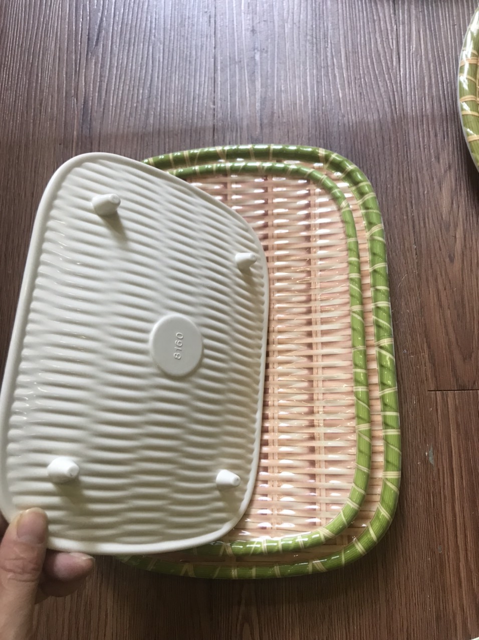 Combo 3 chiếc đĩa phíp chữ nhật giả mây cao cấp đủ size