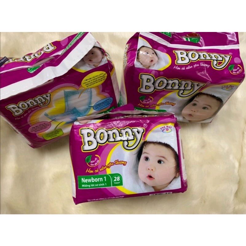 BONNY Miếng lót sơ sinh 28 miếng