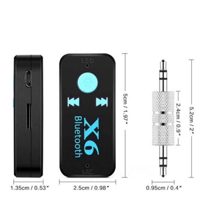 Đầu thu USB Bluetooth 3 trong 1 KEBETEME thiết bị thu âm thanh không dây đầu chuyển đổi âm thanh nổi giắc cắm 3.5mm hỗ trợ thẻ TF micro rảnh tay cho tai nghe loa máy tính DVD gia đình điện thoại di động - INTL