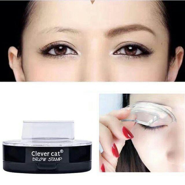 Bột in chân mày 2 khuôn + phấn mày (#03 – Nâu sáng)
