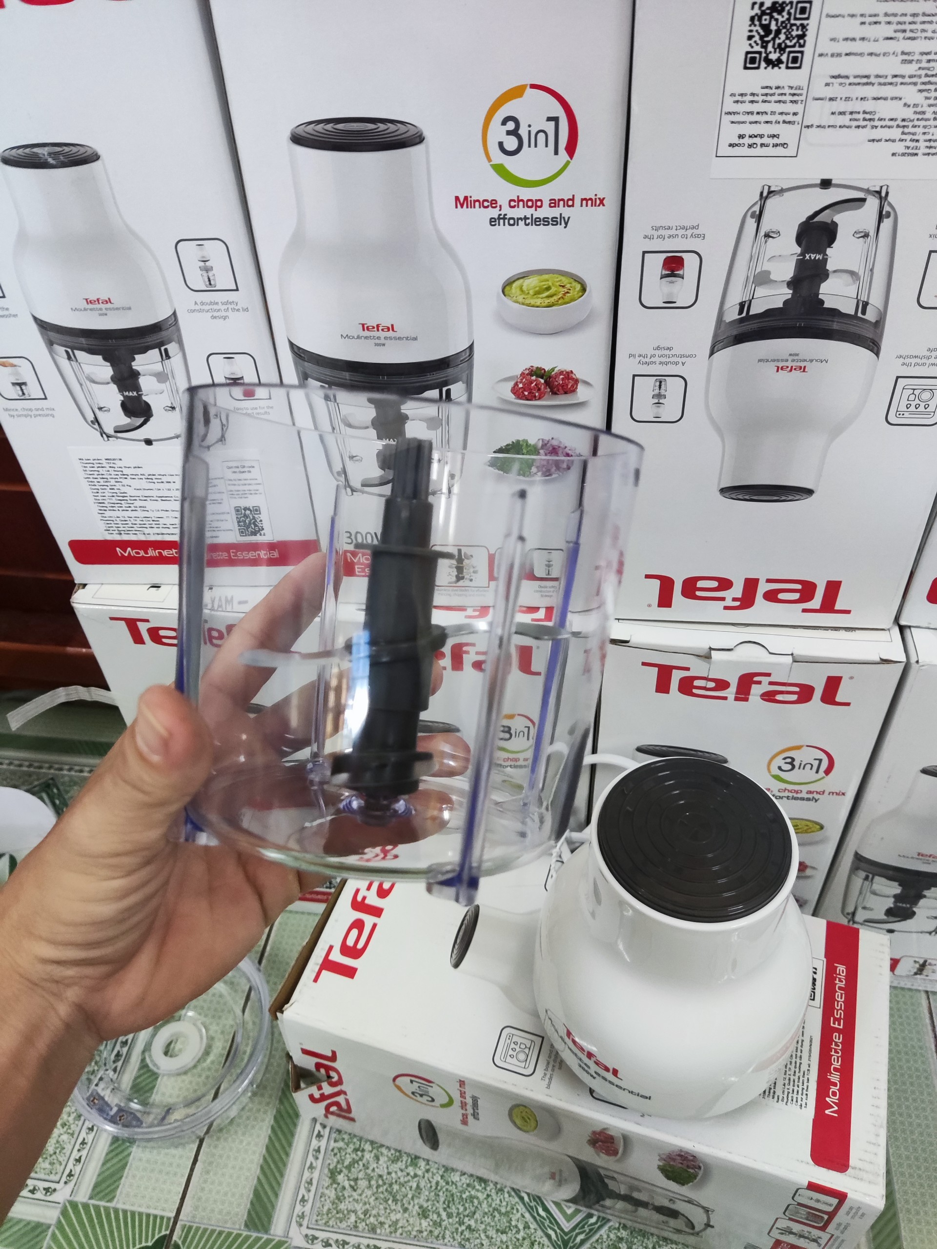 Máy xay thực phẩm Tefal Essential MB520138