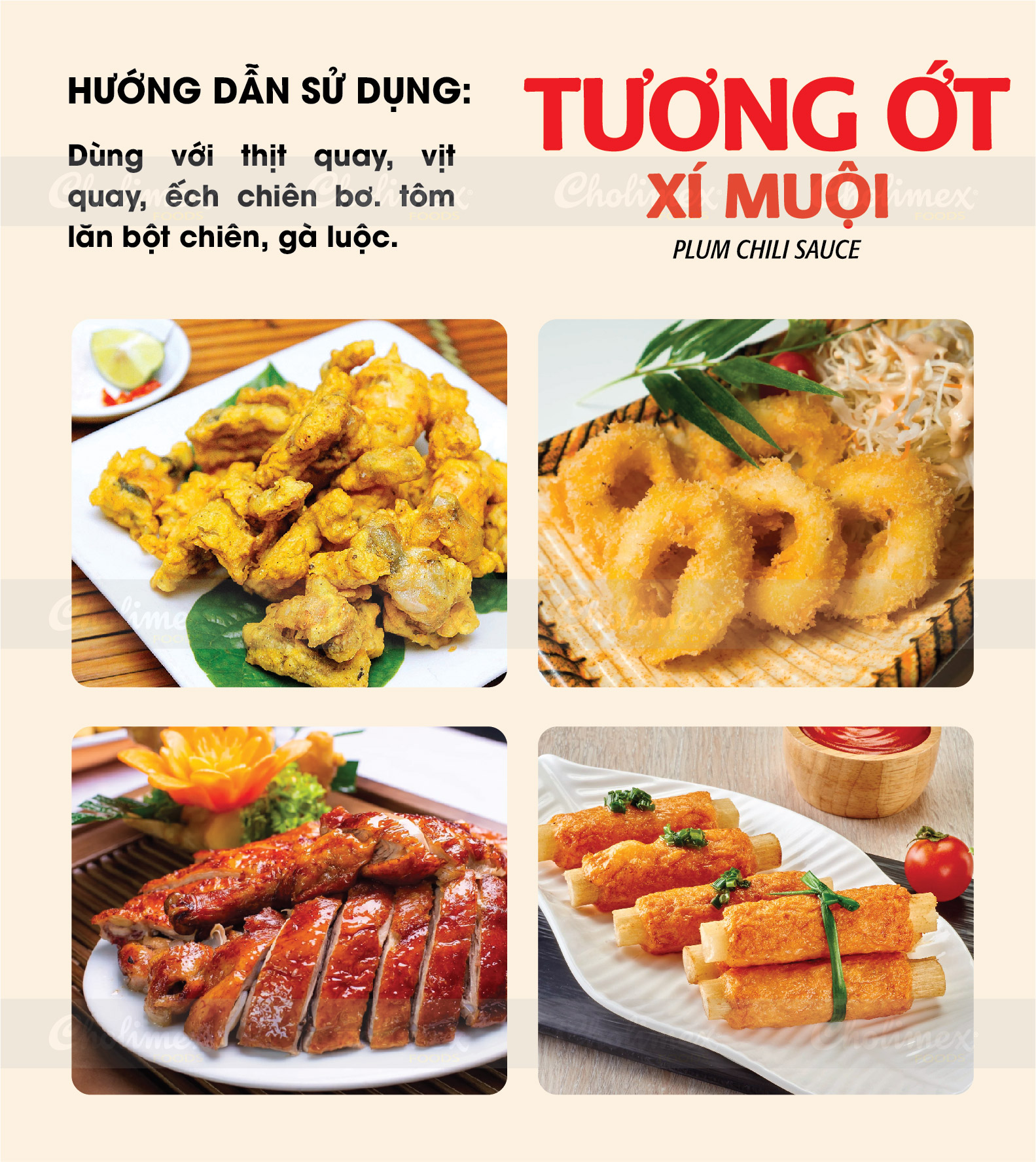 Tương ớt xí muội chai pet 830g
