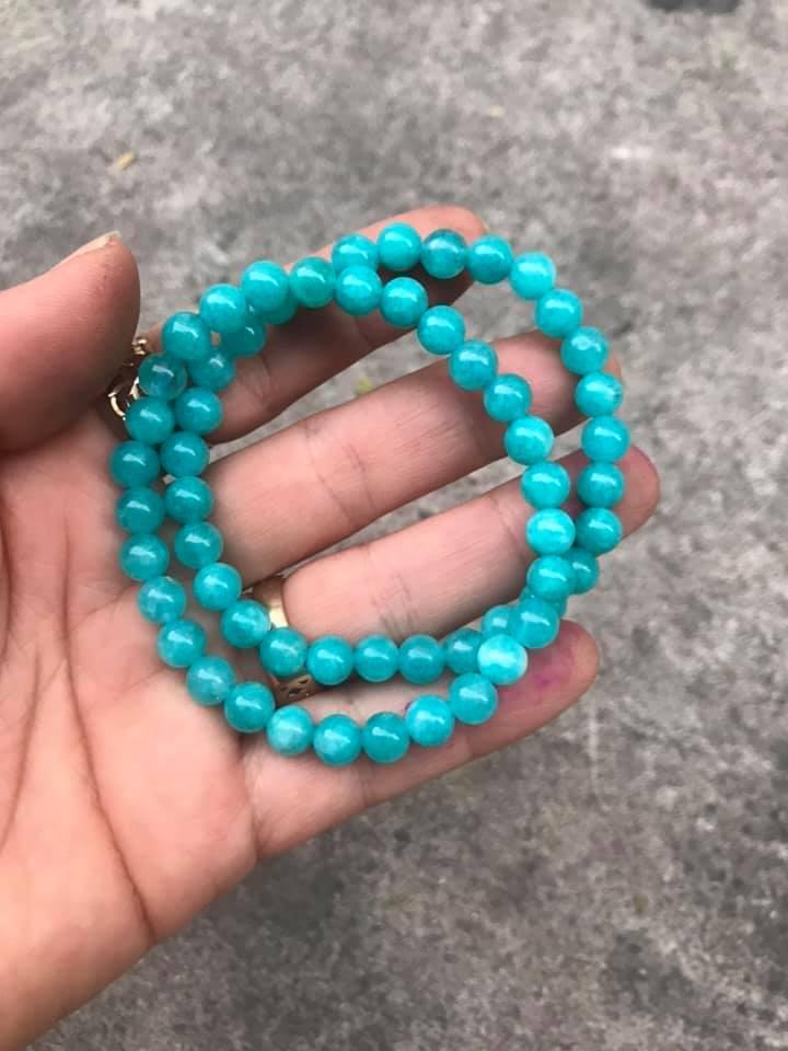 [HCM]COMBO 2 VÒNG TAY AMAZONITE 6LY