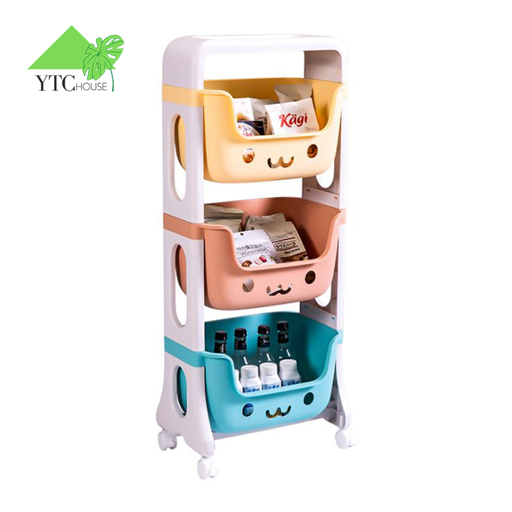Kệ 3 Tầng Để Đồ Cho Em Bé Cực Đáng Yêu ( K3TTE01)