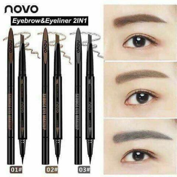 Chì kẻ mày 2 in 1 NoVo  (KẺ MÀY + KẺ MẮT) giá rẻ