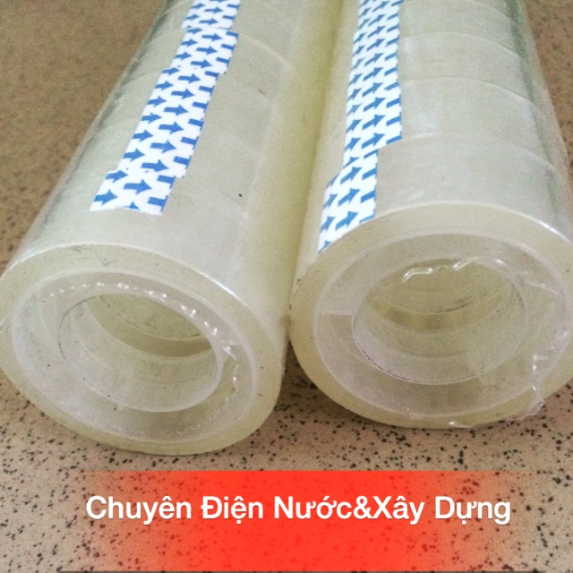 1 cây băng keo trong nhỏ 2f - 10 cuộn