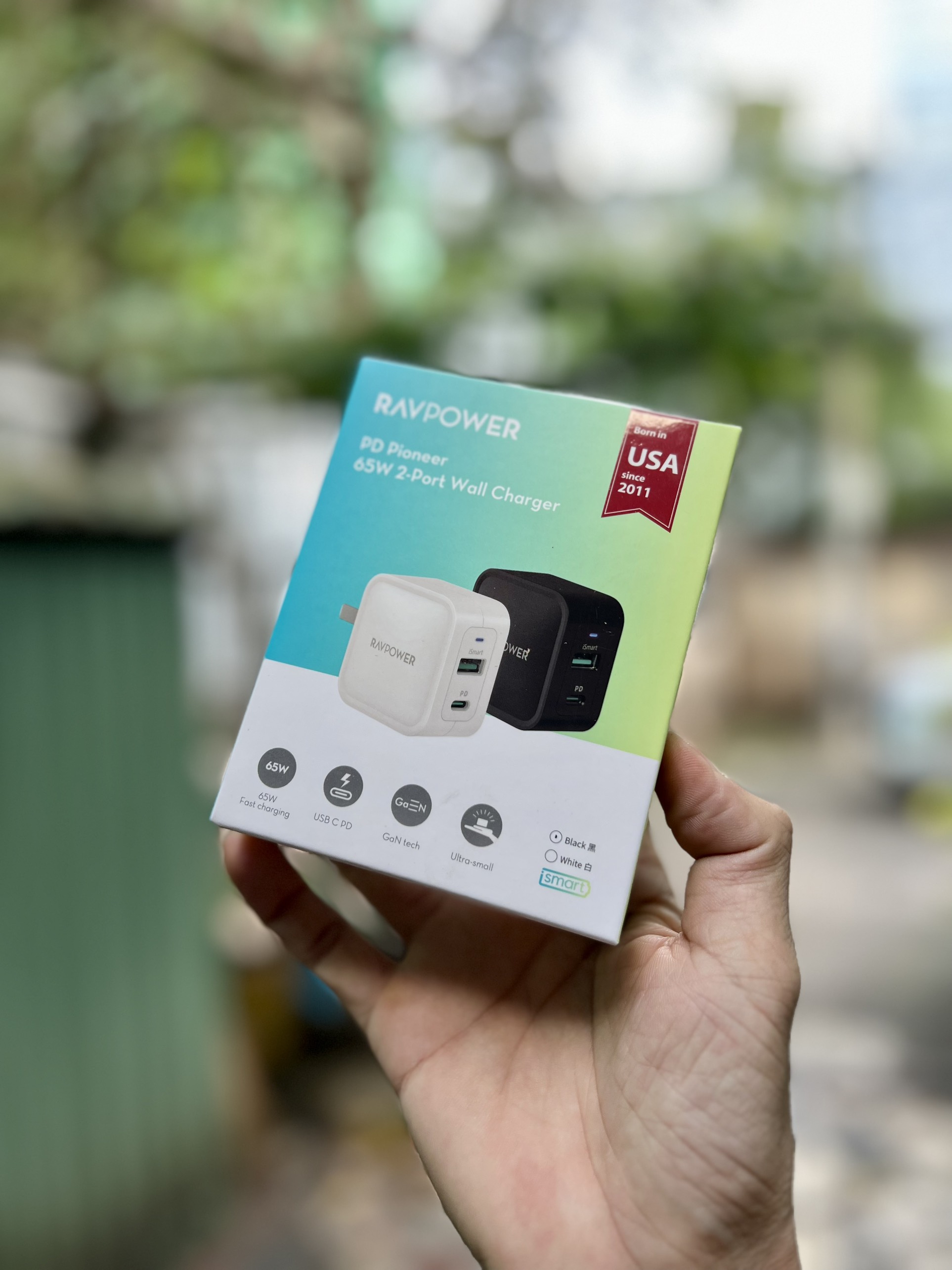 [LaoHac Store] Củ Sạc RavPower-CPCN002 65W (2 cổng)