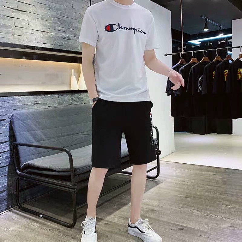 [HCM]ĐỒ BỘ THỂ THAO NAM CÁ TÍNH MÀU TRẮNG THÊU CHỮ ĐẸP CHẤT THUN COTTON MỀM MỊN THOÁNG MÁT THỎ TÂY SHOP94 B507