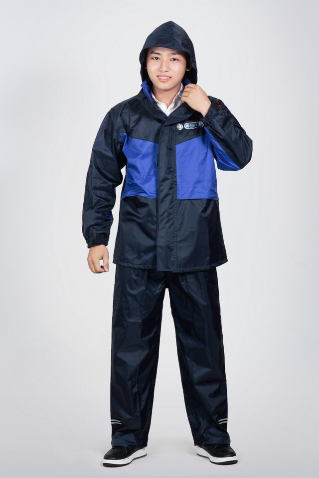 Bộ quần áo mưa 2 lớp - Áo mưa bộ 2 lớp siêu bền siêu ấm