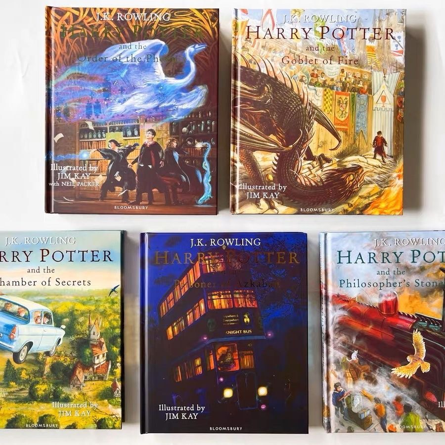 Harry porter sách tiếng anh bản màu - 5 cuốn