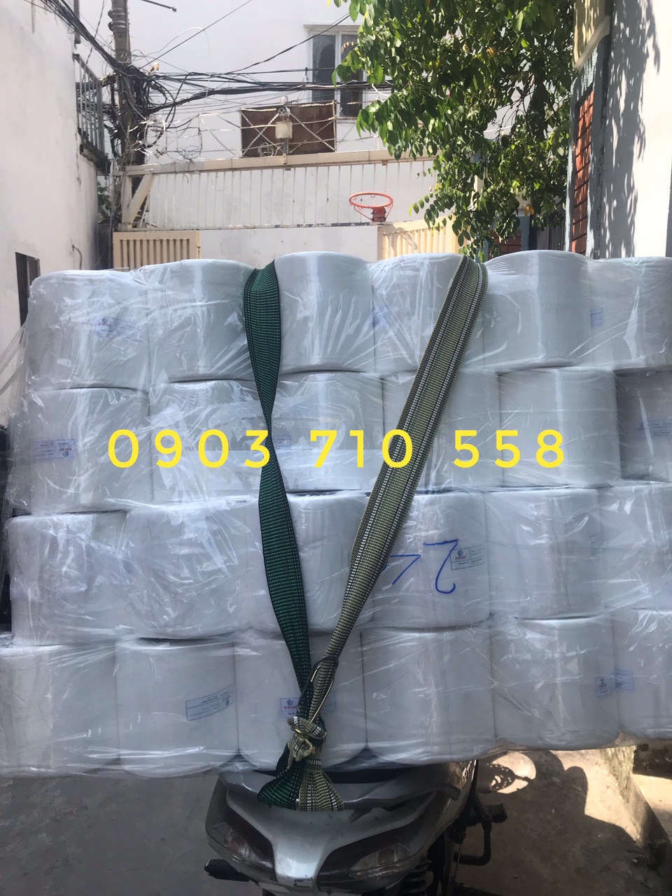 lưới polyester 15cm x50m