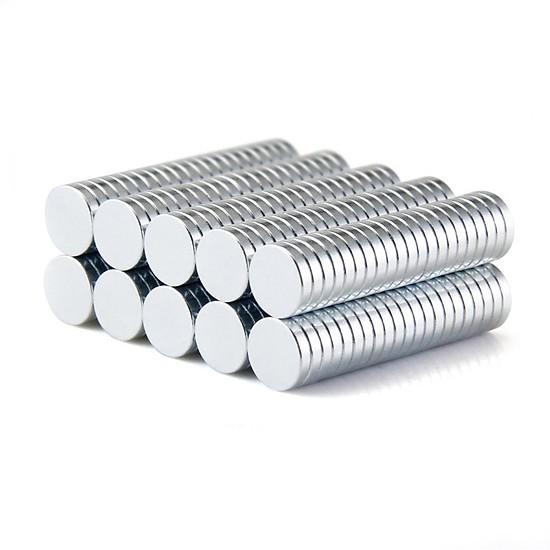 Com bo 100 viên nam châm đất hiếm phi 10x1mm