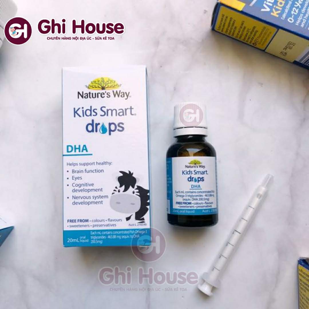 [HCM]Dha Giọt Úc - Nature’ Way Kids Smart DHA Drop
