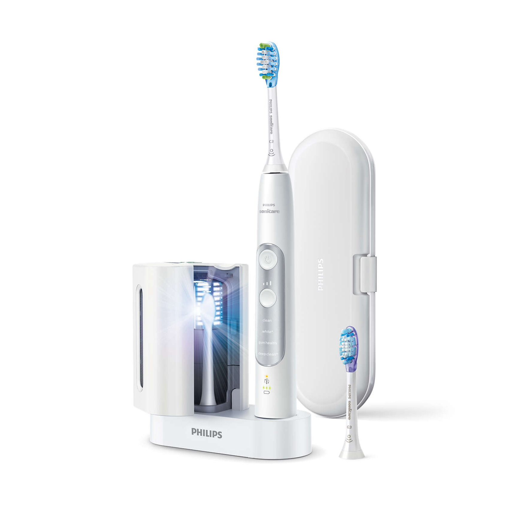 Bàn chải điện Philips Sonicare ExpertClean 7700 (Có hộp khử trùng UV)