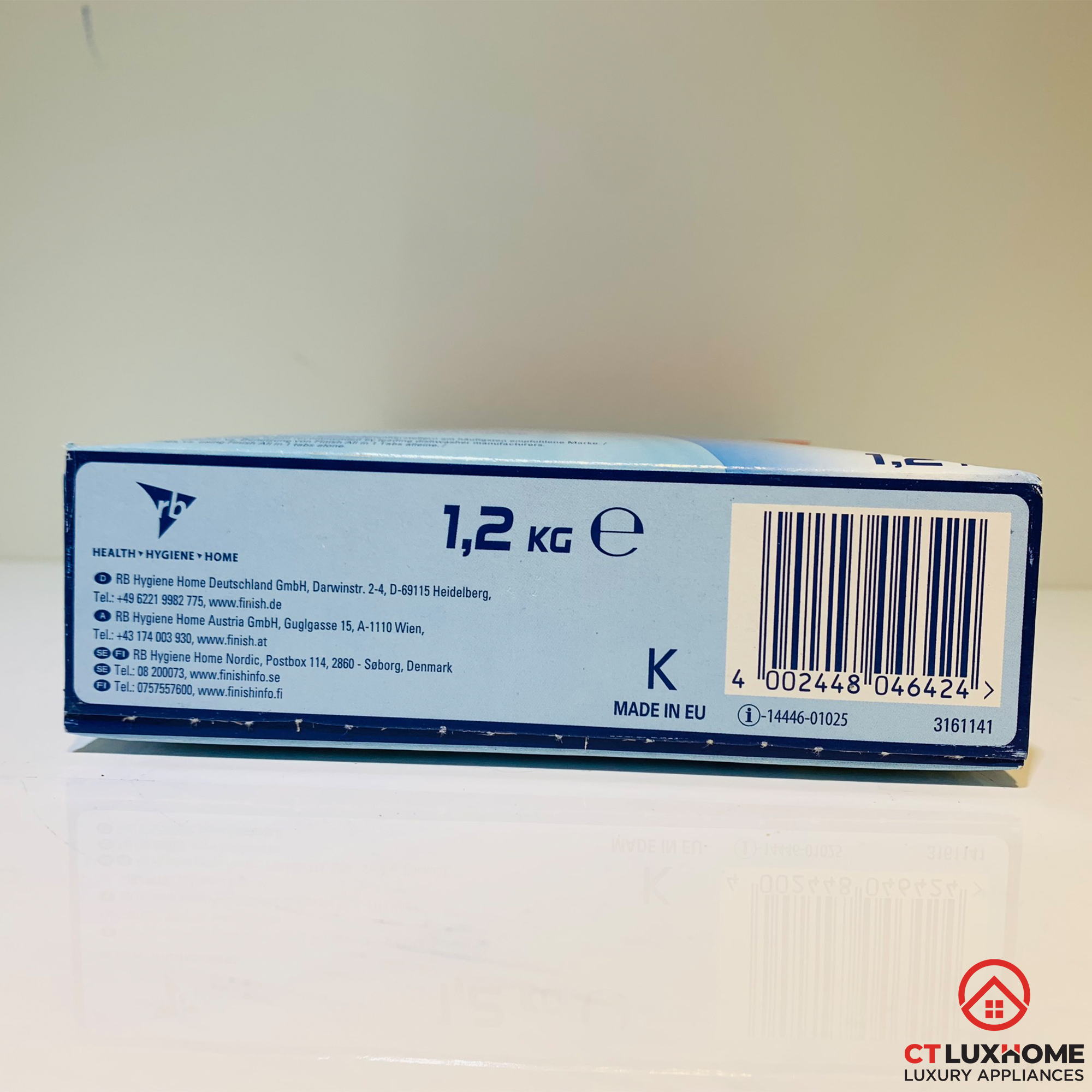Muối rửa chén bát Finish 1,2kg kèm túi zip