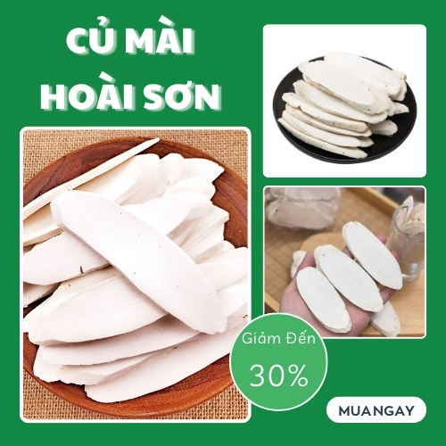 [500Gram Bag] Hoai Son (Ground Root) Is a High-Quality, Dry Grade 1 Product from Tan Phat - Specialized for Making Delicious and Nutritious Dishes