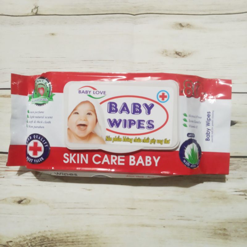 Khăn ướt baby wipes 80 tờ