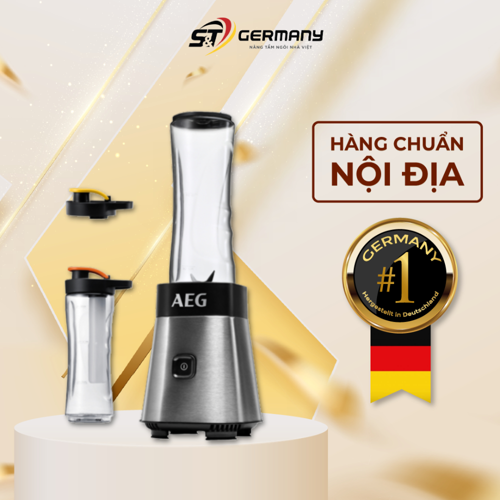 Máy xay sinh tố aeg mini sb2700 nội địa đức, máy xay sinh tố công suất lớn 0.4 mã lực, máy xay đa năng germanysnt 400085