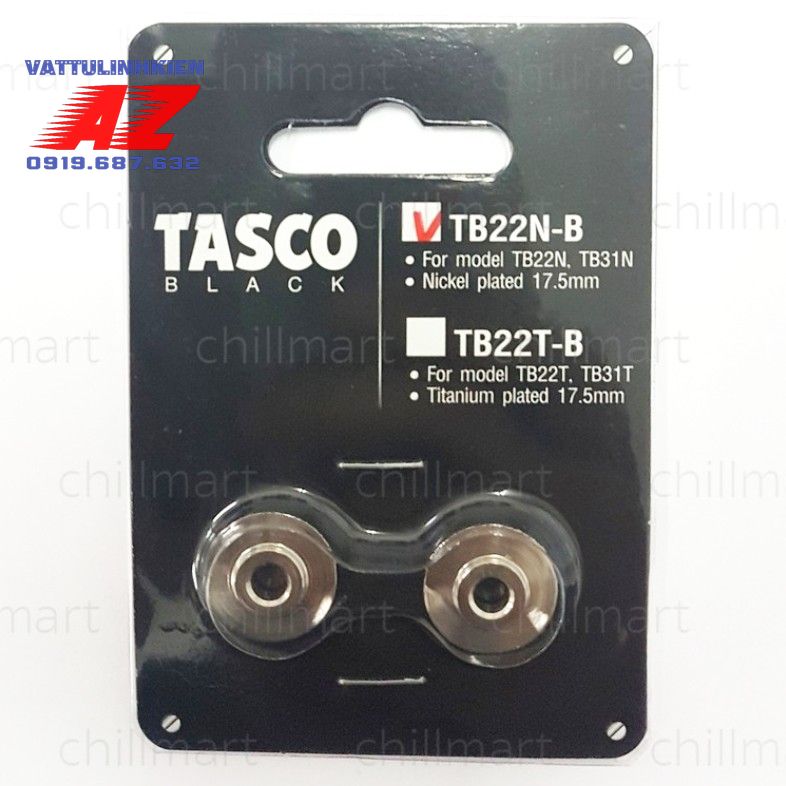Vỉ 02 lưỡi thay thế cho dao cắt ống đồng cao câp TASCO