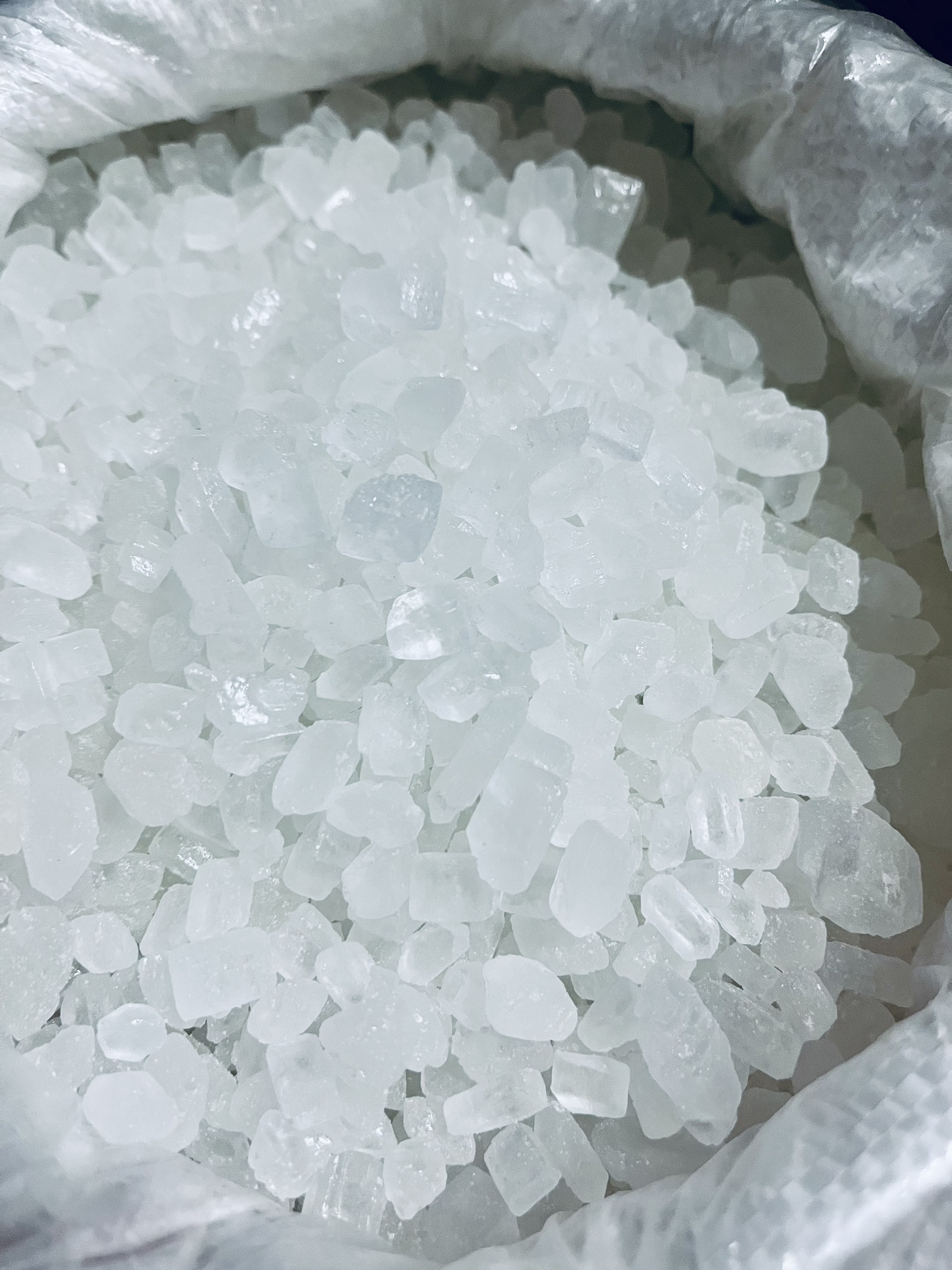 Đường phèn viên trắng Long An/Đường phèn viên vàng Cô Ba túi (1kg)