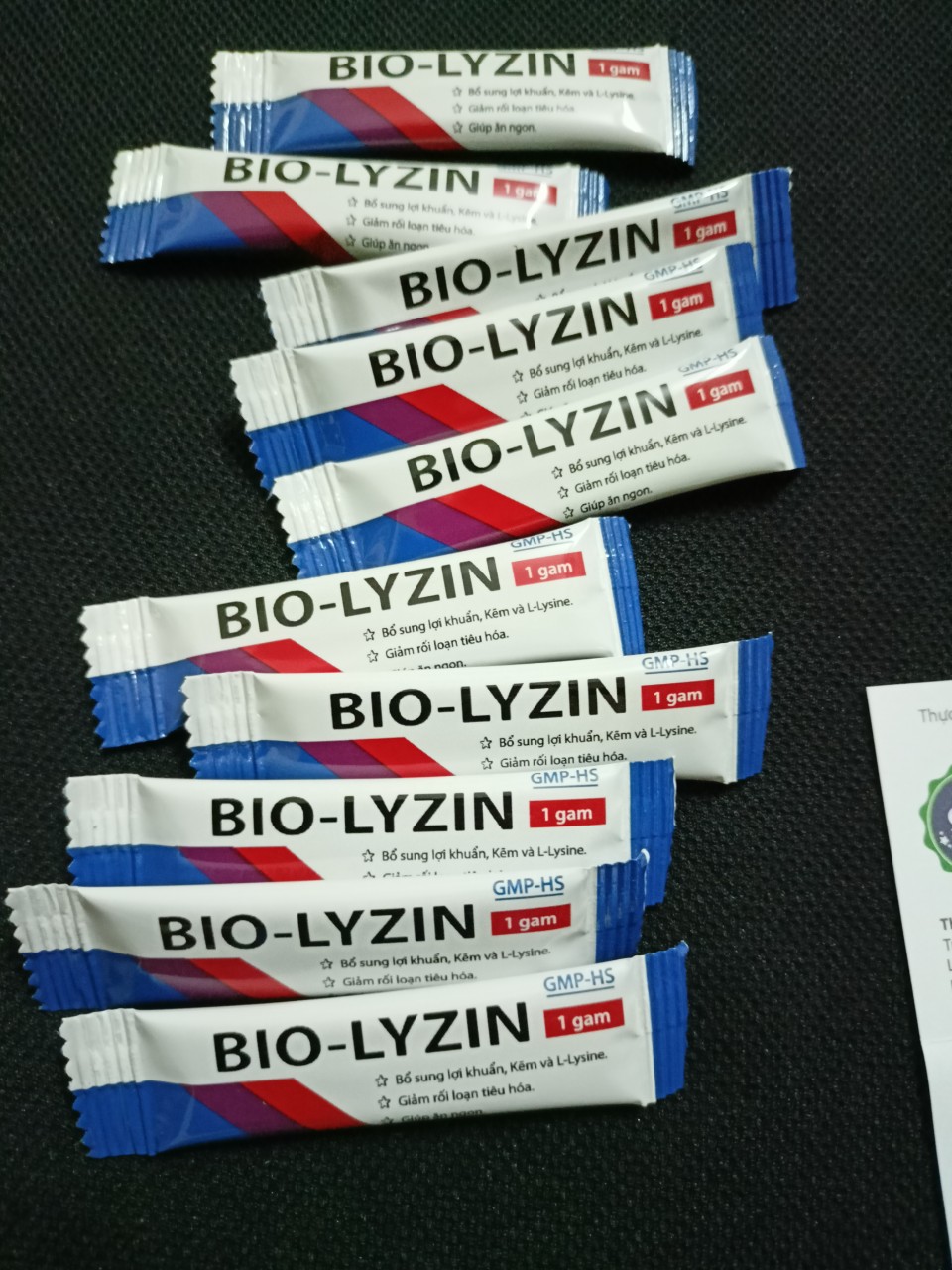 (Combo 10 hộp )Cốm vi sinh BIO LYZIN hộp 10 gói *1g