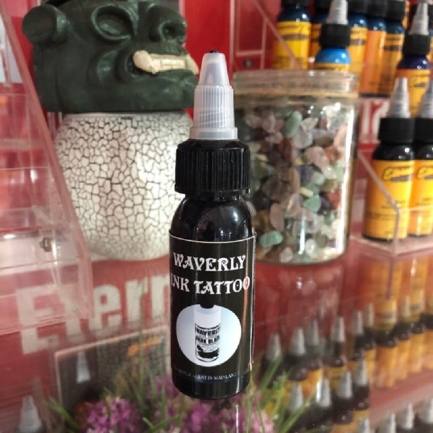 Mực xăm Waverly ink Tattoo 30ml đen bóng