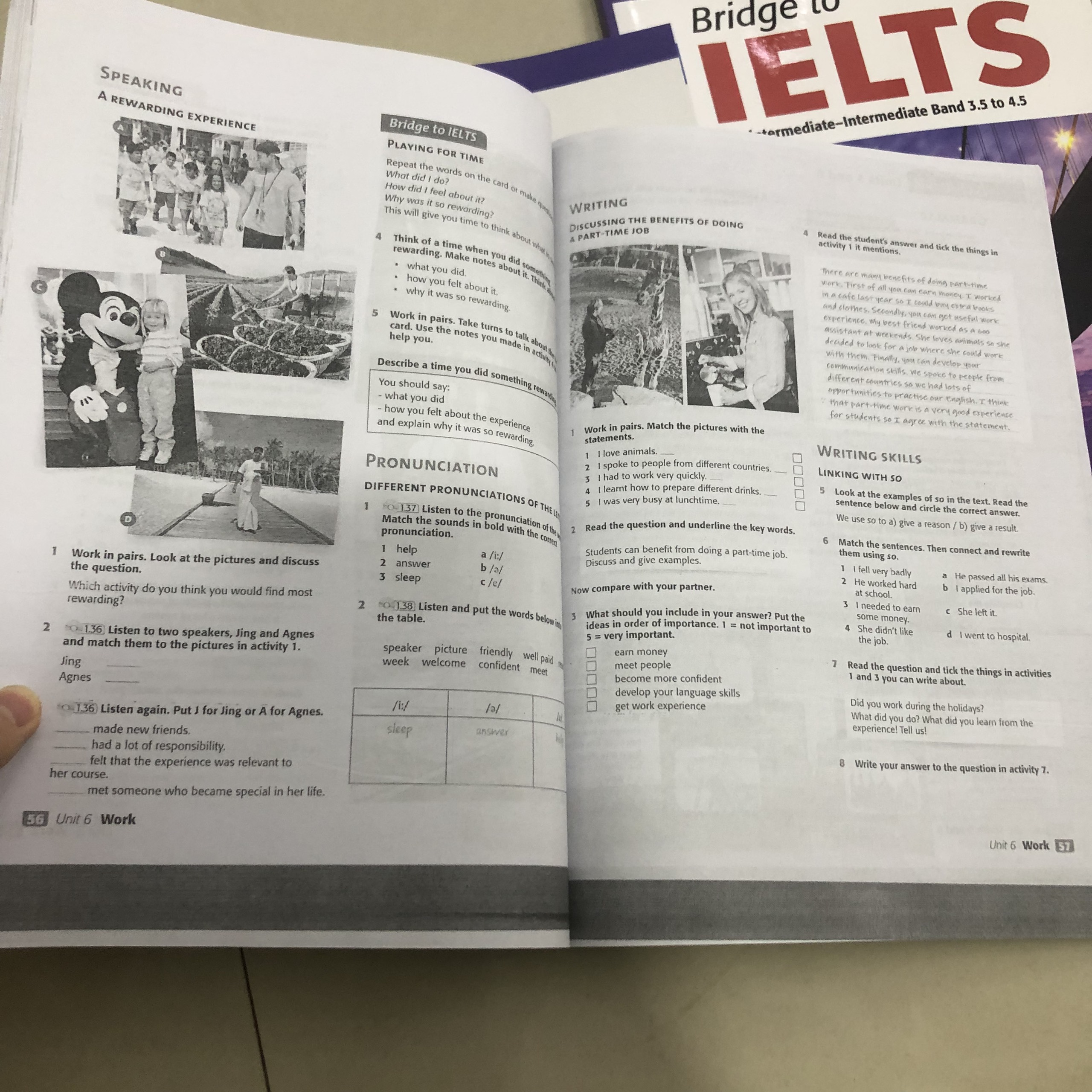 Sách Bridge to IELTS Student Book&Work Book (File nghe được gửi qua mail)