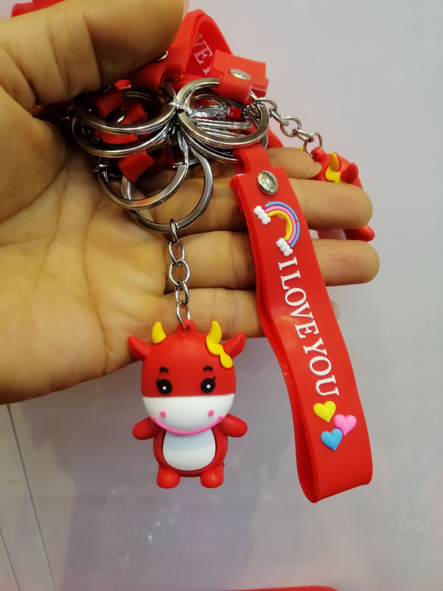 MÓC KHÓA CON TRÂU CÓ DÂY NHIỀU MẪU