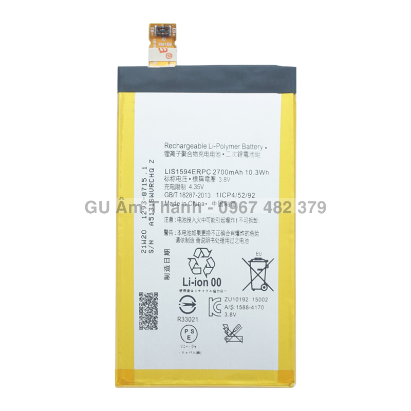 Pin cho Sony Xperia XA Ultra (F3212 F3216) dung lượng 2700mAh Zin máy