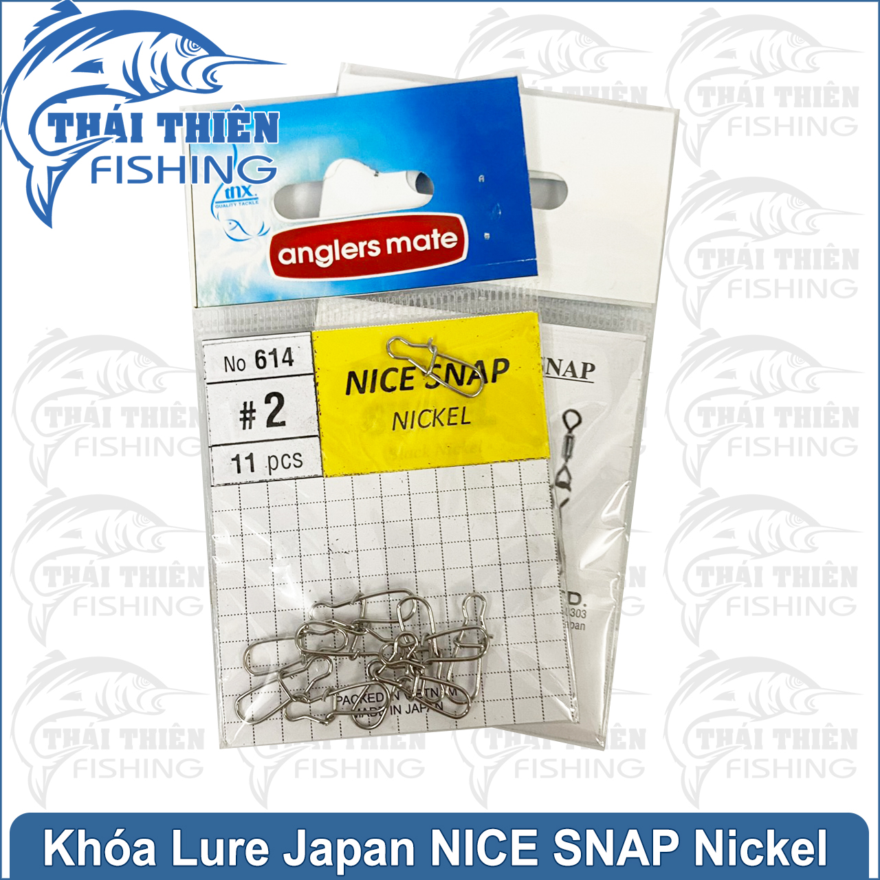 Khóa Lure Snap Japan Nice Snap Nickel